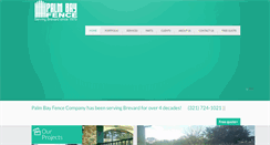 Desktop Screenshot of palmbayfence.com